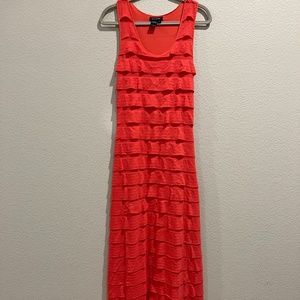 Max Studio Ruffle Maxi Dress